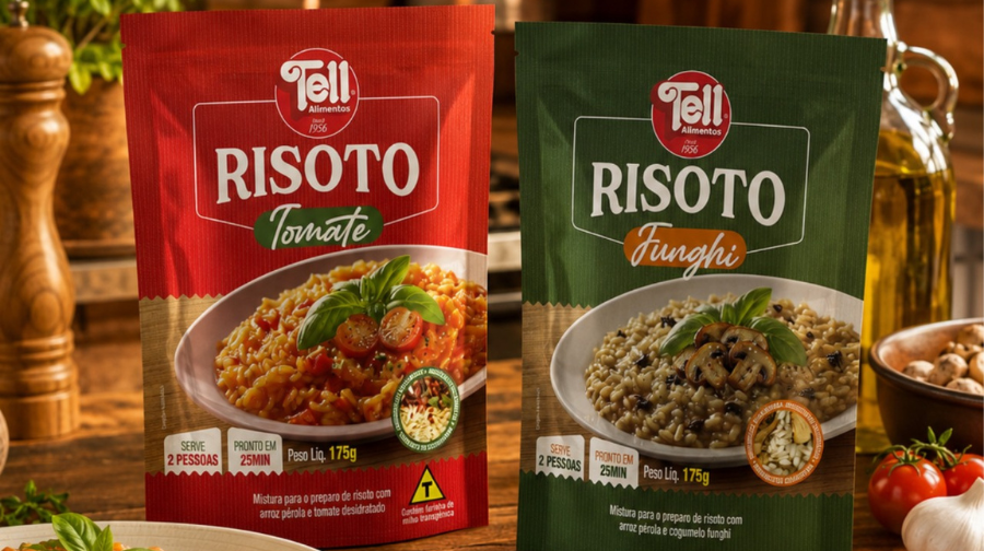260825 - Com arroz brasileiro desenvolvido em Santa Catarina, Tell Alimentos entra no mercado de risotos